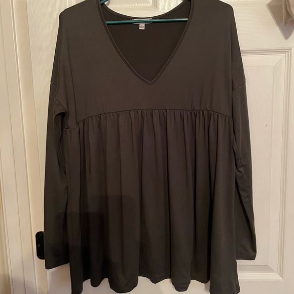 Size Small White Birch long sleeved babydoll top - Picture 1 of 1